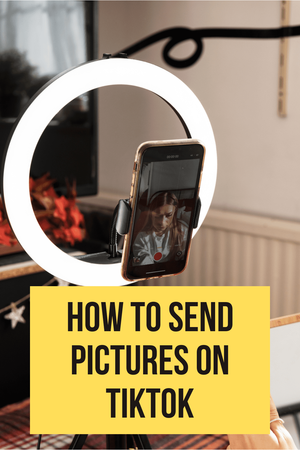 how to send pictures on TikTok
