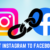 How to connect Instagram to Facebook page
