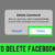 How to delete Facebook post after posting